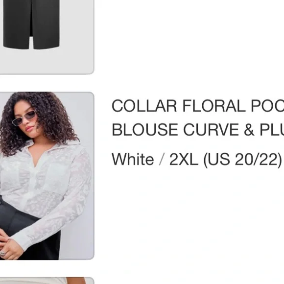 CIDER White Blouse - Picture 7 of 7